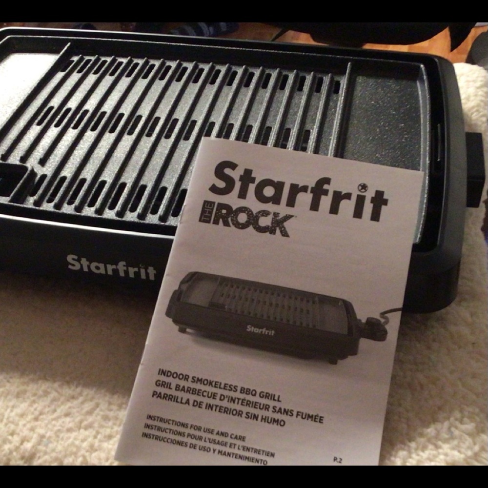 Starfrit - The Rock Indoor Smokeless Electric BBQ Grill